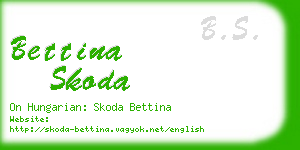 bettina skoda business card